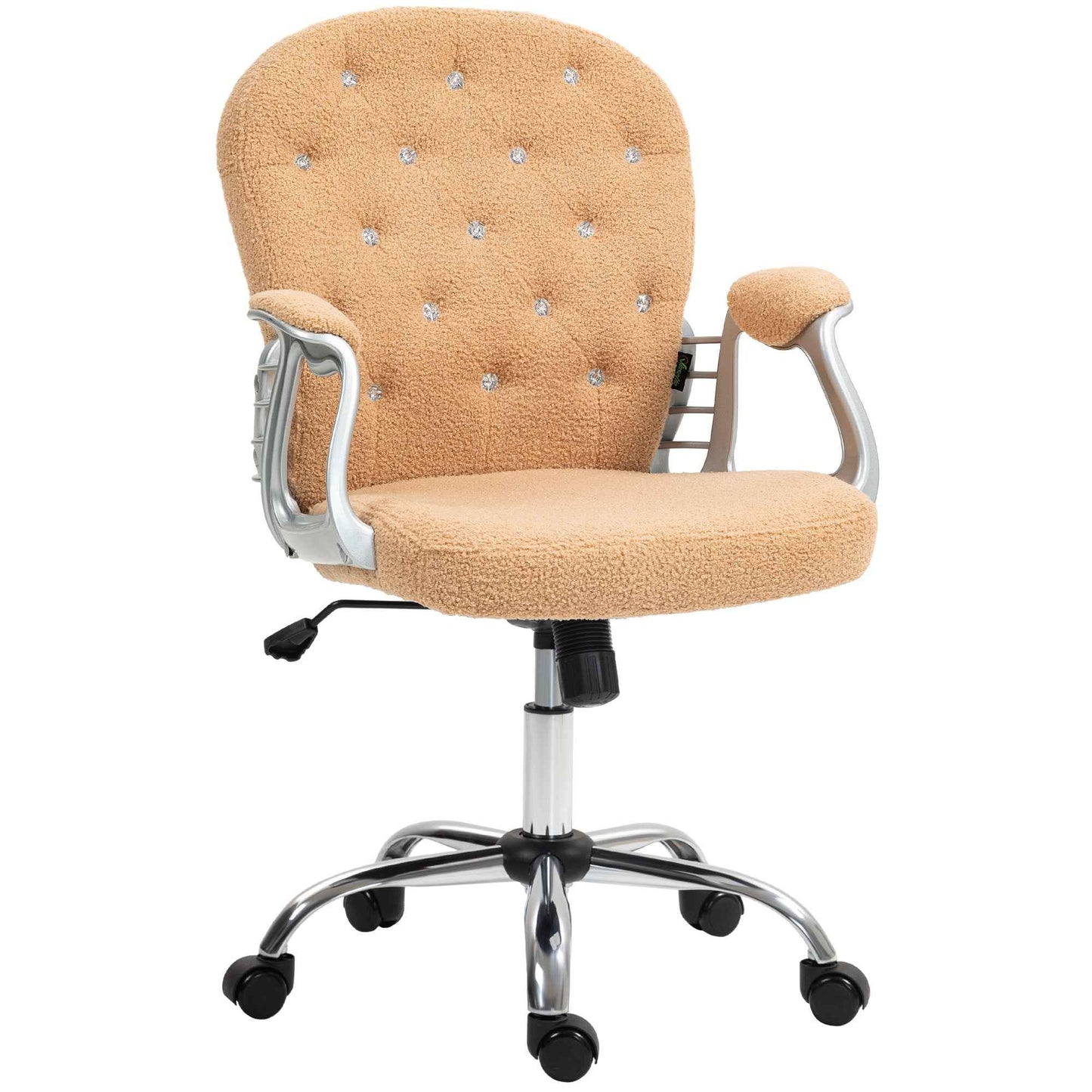 Cupere Office Chair | Beige Fleece - - beige chair office
