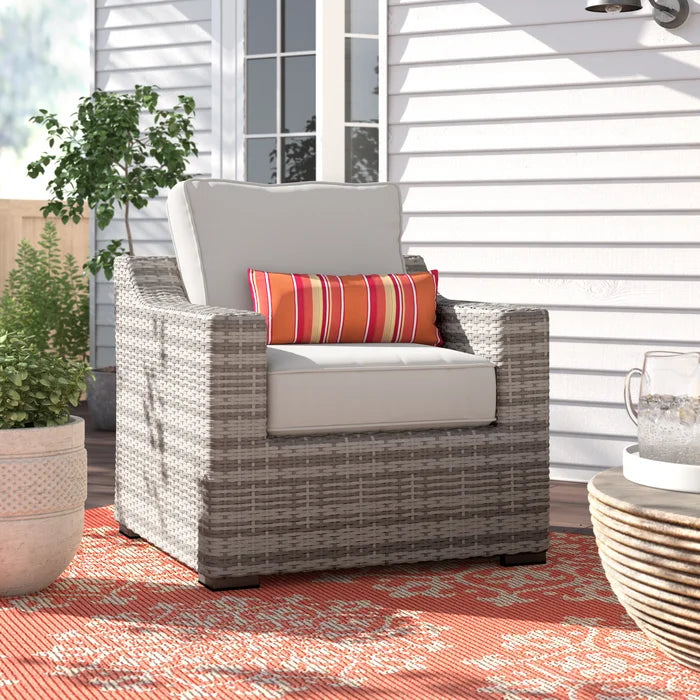 Shaga Outdoor Patio Chair | Taupe - Default - garden furnishing