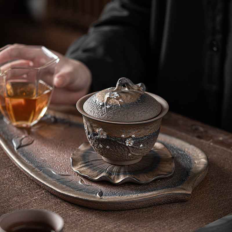 Handmade Tea Brewing Pottery - - ceramic cup pottery