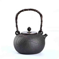 Gilded iron pot - Black - black iron metal teapot