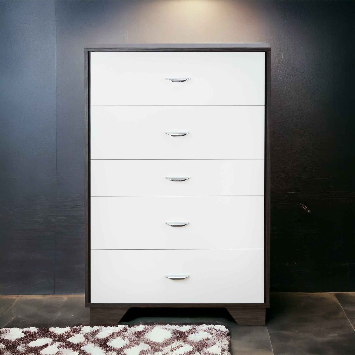 Eloy Dresser Cabinet | White & Espresso - Default - dresser