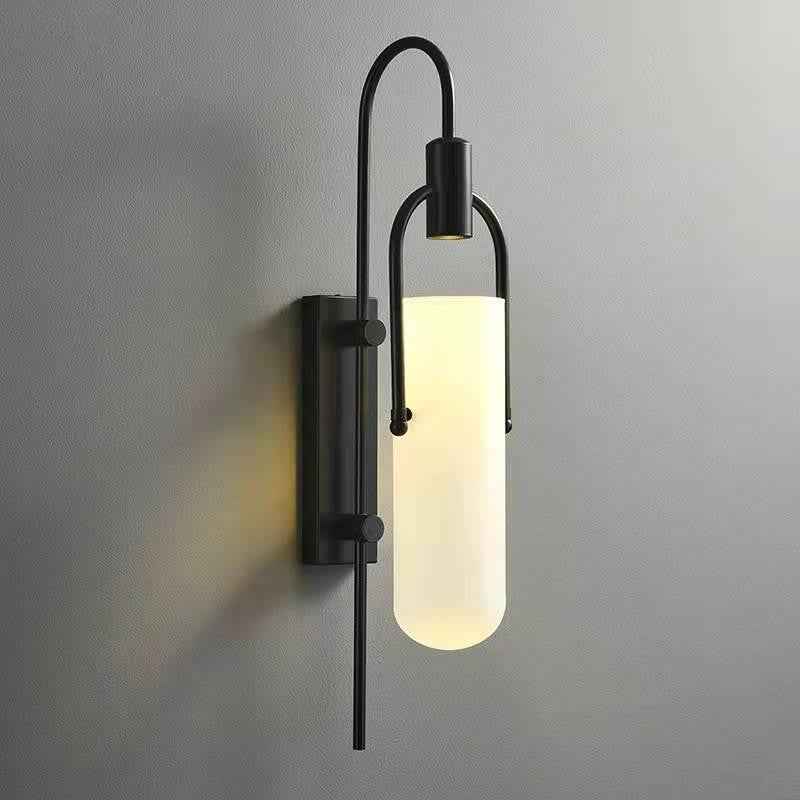 Baxto Glass Wall Light - Black Small - black gold Wall Light Wall pendant