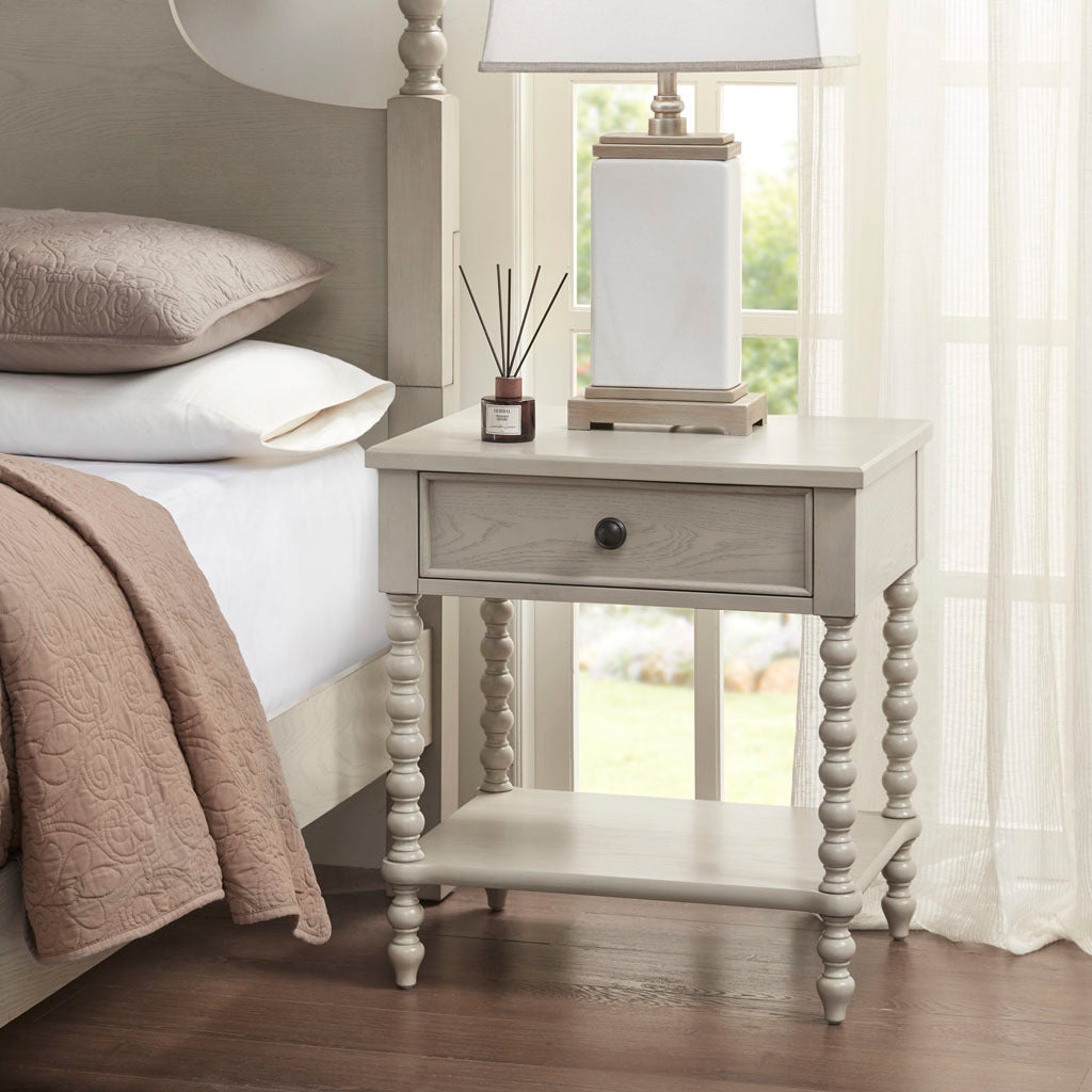 Repticia Antique Nightstand | Cream - Default - nightstand
