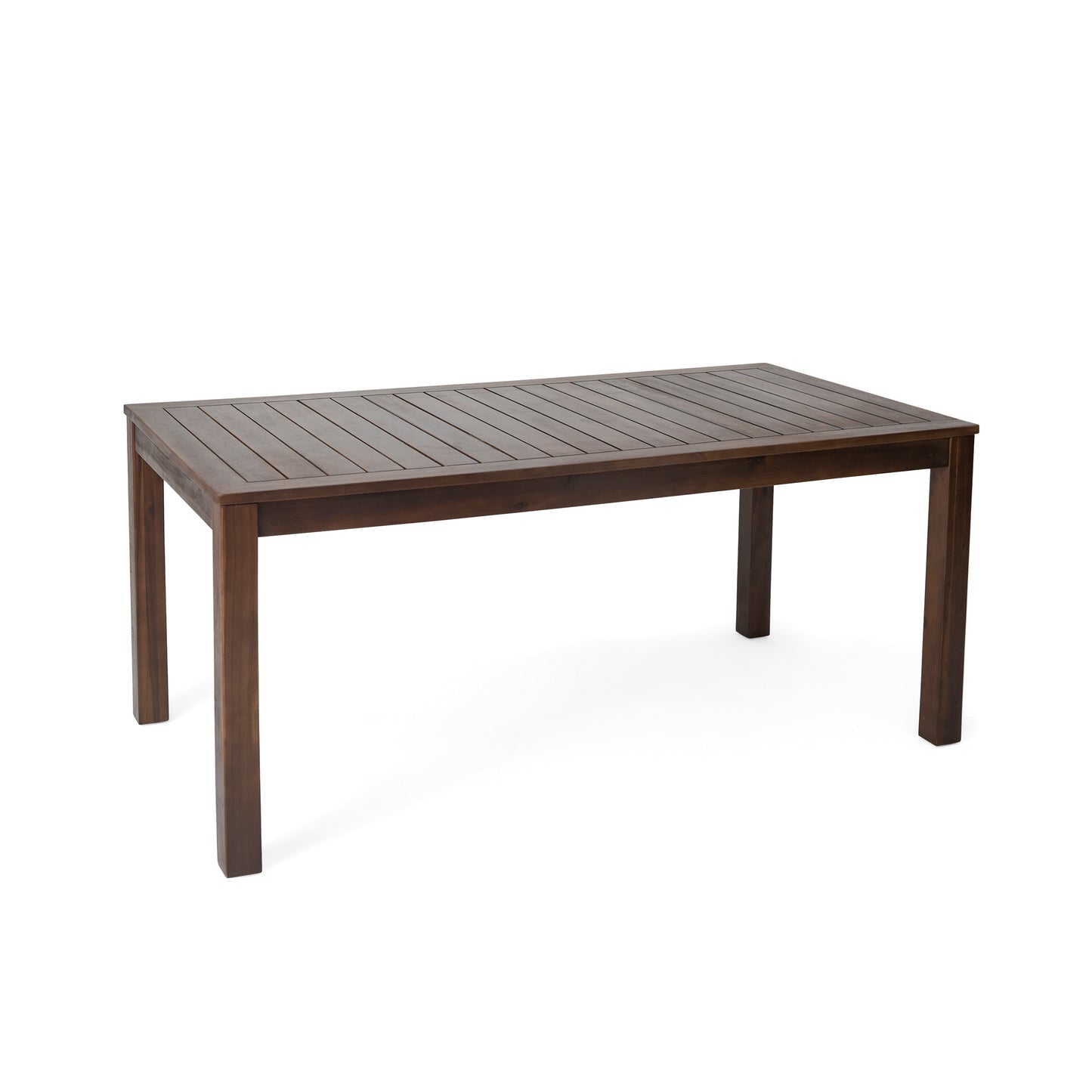 Manila 69'' Outdoor Table | Brown - Default - garden furnishing