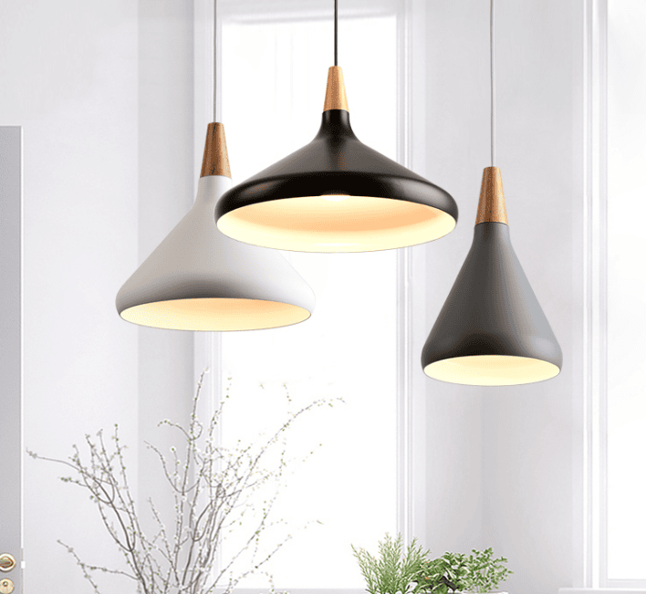 Yoog Pendant Light Fixture - - black grey Pendant white