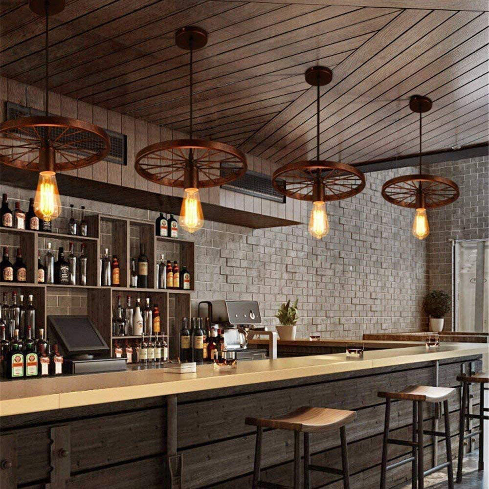 Kisaga Industrial Pendant Light Fixture - - black bronze Pendant