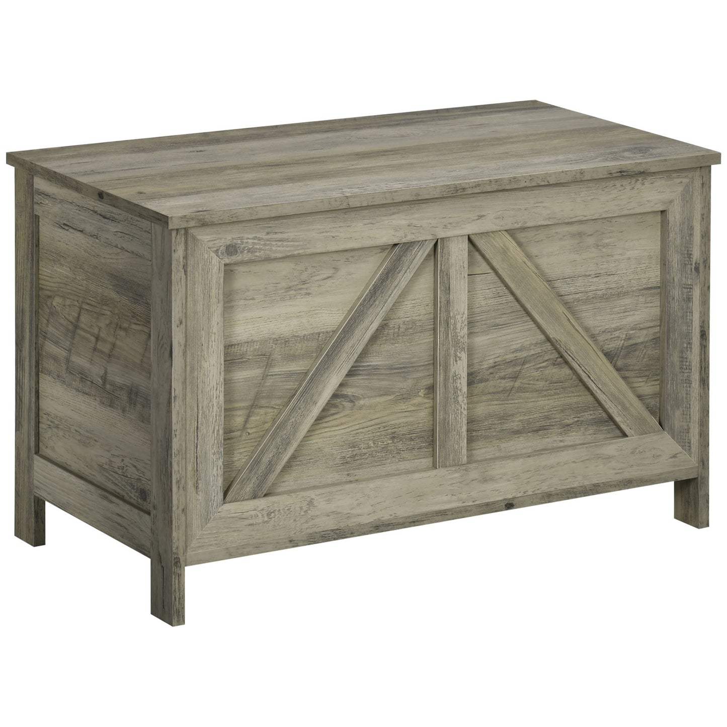 Raenlio 30" Farmhouse Storage Cabinet | Antique Taupe - - brown cabinet grey wood