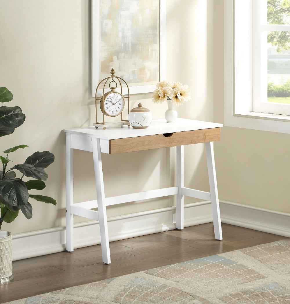 Hilton Writing Desk | White - - desk office white