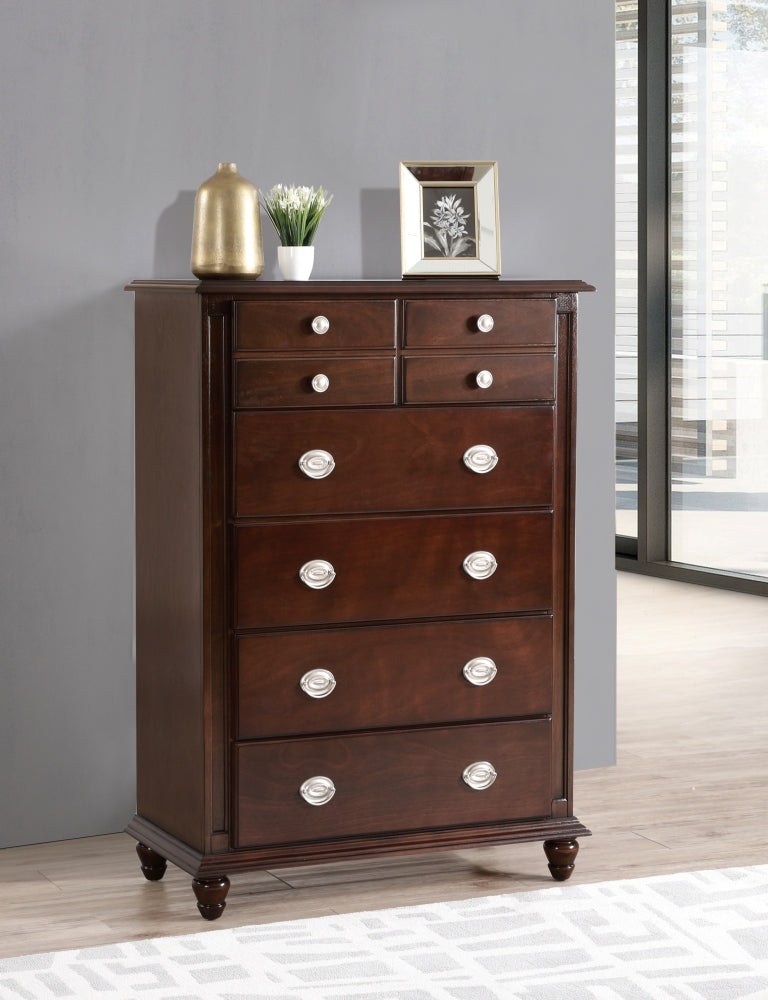 Summit Tall Dresser Chest | Cappuccino - Default - dresser