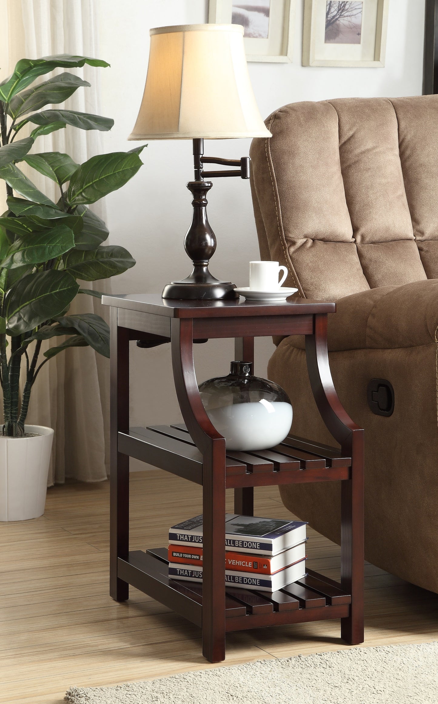 Wasaki Accent Side Table | Espresso - Default - tables