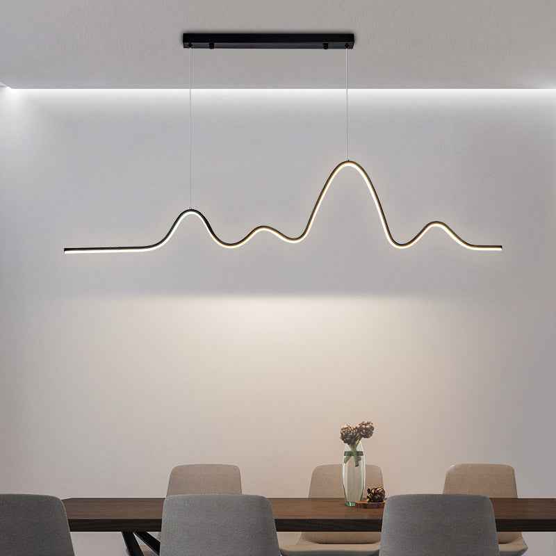 Tavit Chandelier Light Fixture - Black - black Chandelier white