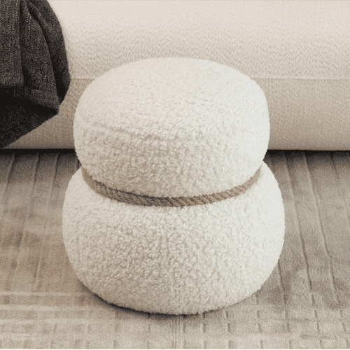 Garnerg Snowman Stool | White - Default - bench