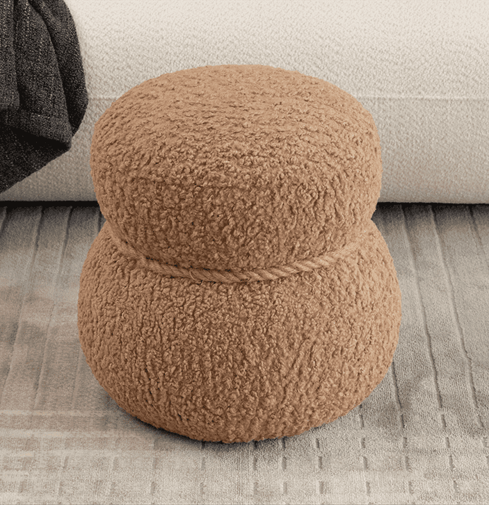 Garnerg Snowman Stool | Light Camel - Default - bench