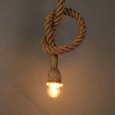 Dartiis Pendant Light Fixture - Single Head - brown Pendant
