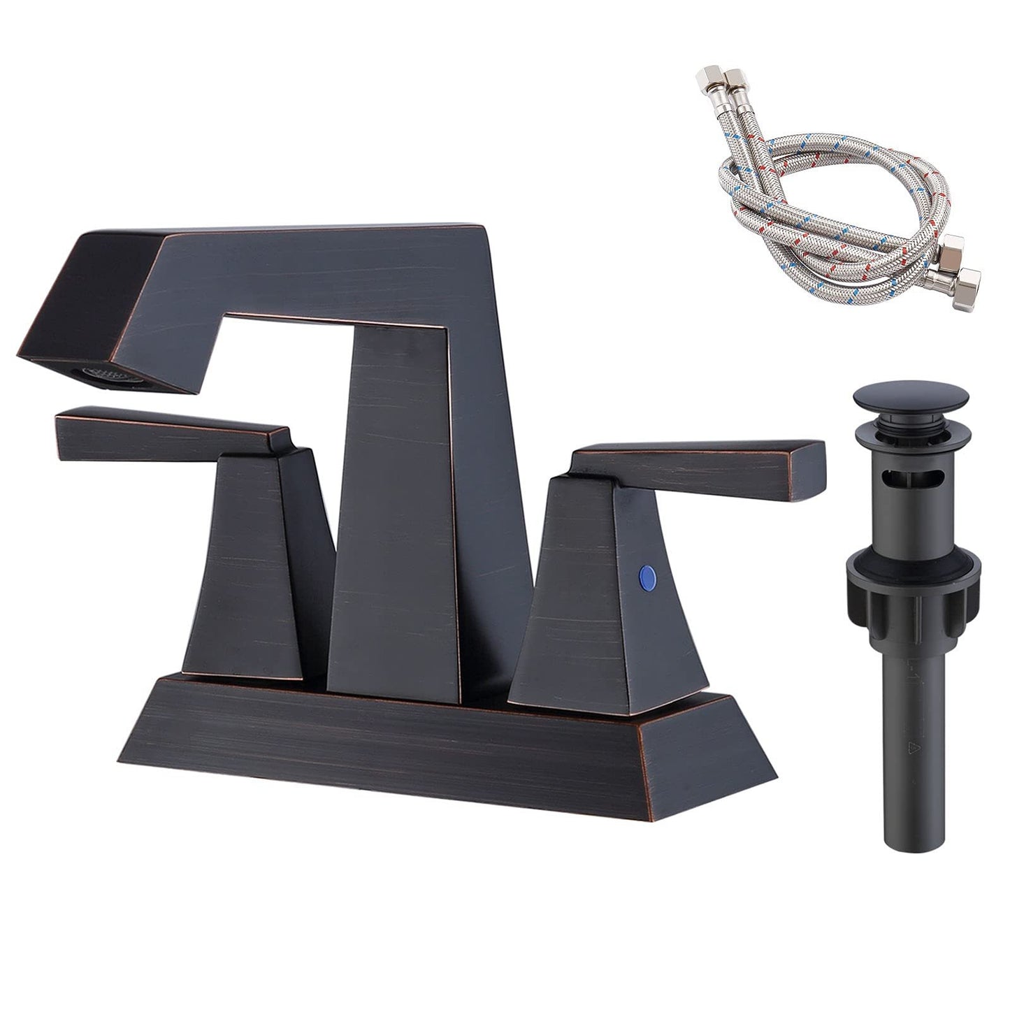 Motius Centerset Bathroom Faucet | Black - Default - bathroom faucets