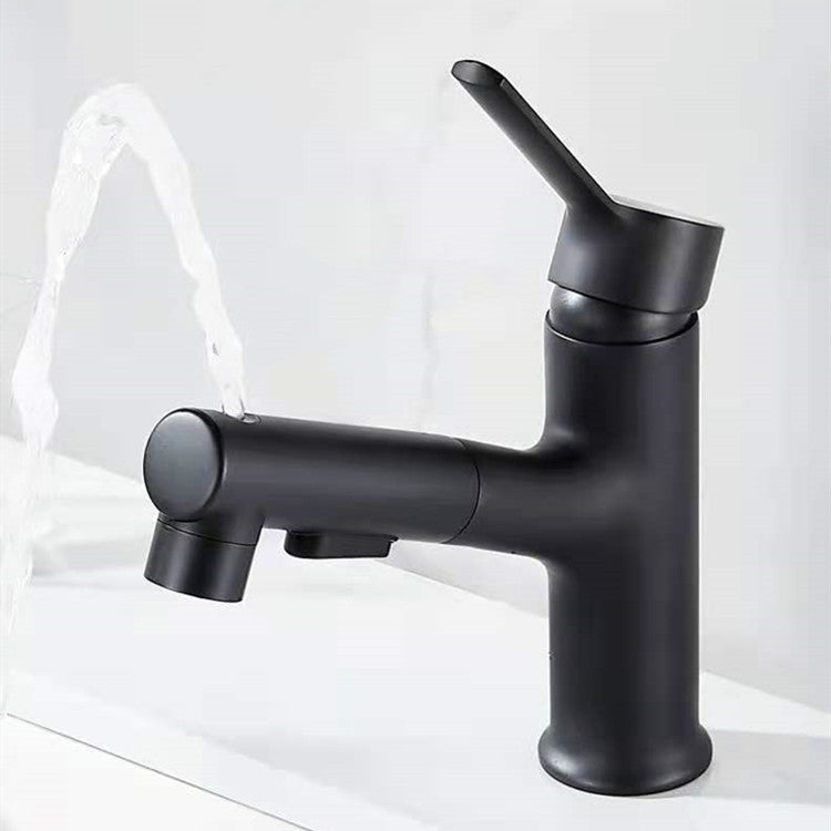 Griflex Single-Handle Bathroom Faucet - Black - black chrome silver silver single handle