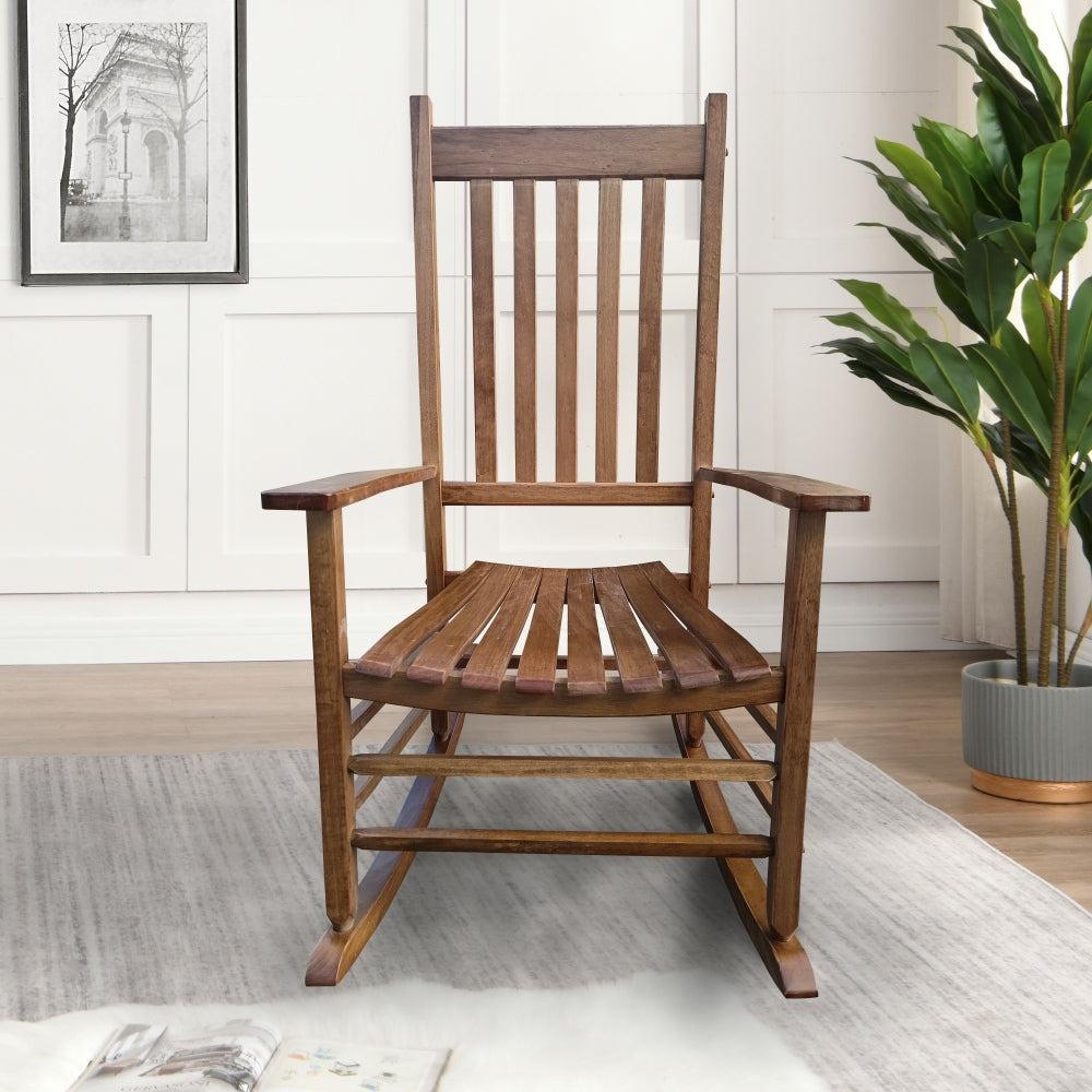 Leithi Rocking Chair | Brown - Default - rocking chair