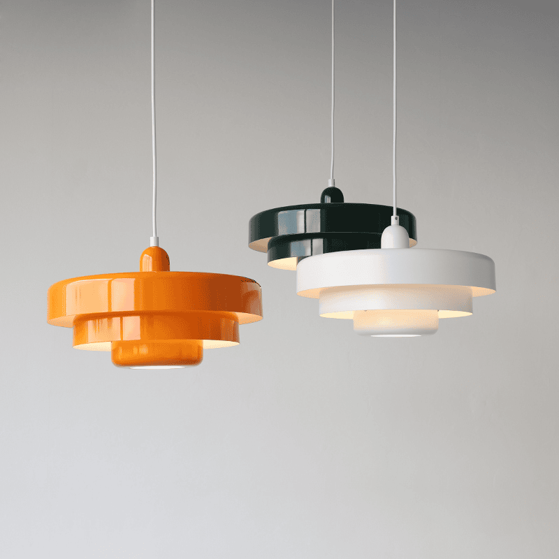 Kupiv Pendant Light Fixture - - green orange Pendant white