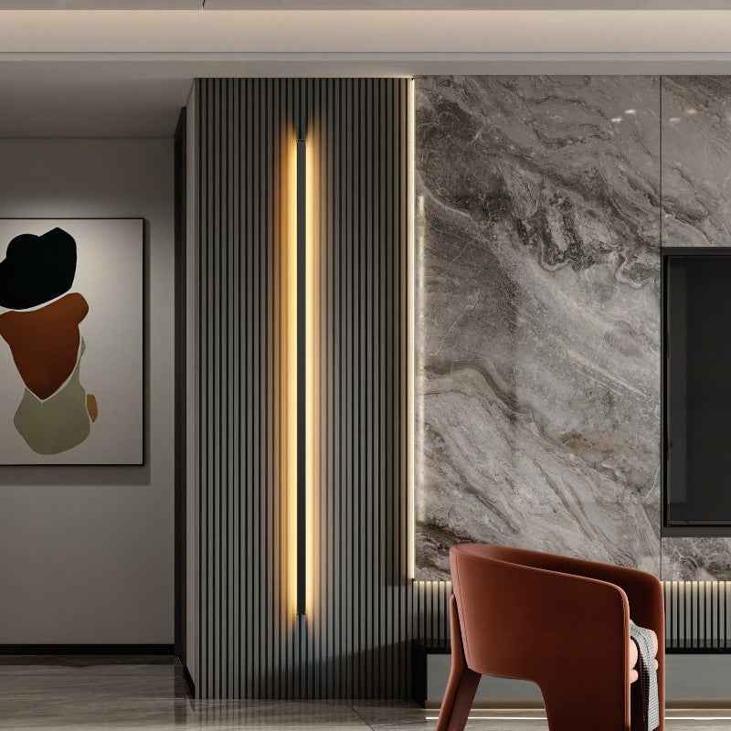 Excien Rod Wall Light - - black gold led Wall Light