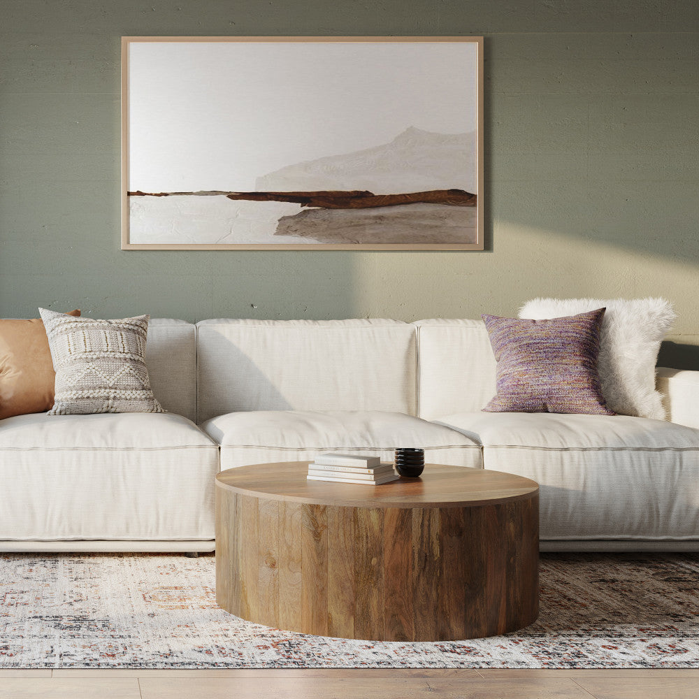 Millbury Drum Coffee Table | Natural - Default - tables