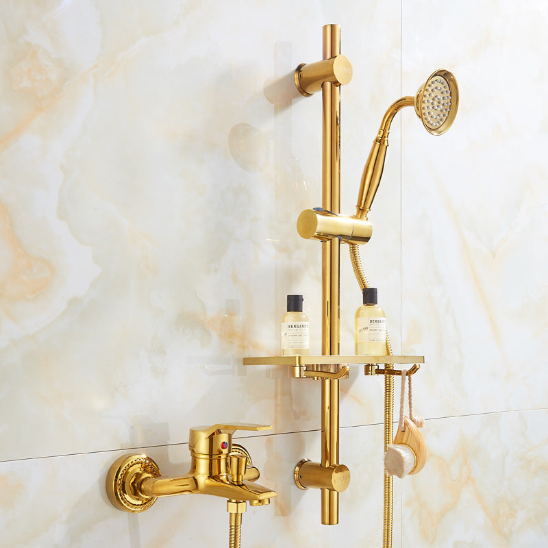 Oziro Bathtub Shower Faucet - 5Set - bathtub gold