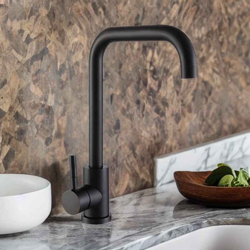 Lamplet Single-Handle Kitchen Faucet - Black - black single handle