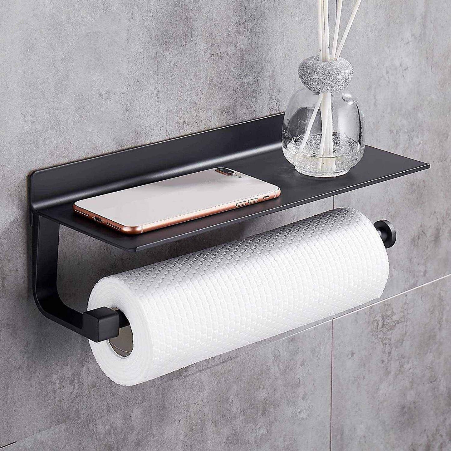 Aluminum Sanding Paper Reel - Black - Aluminum black Rail Shelf silver