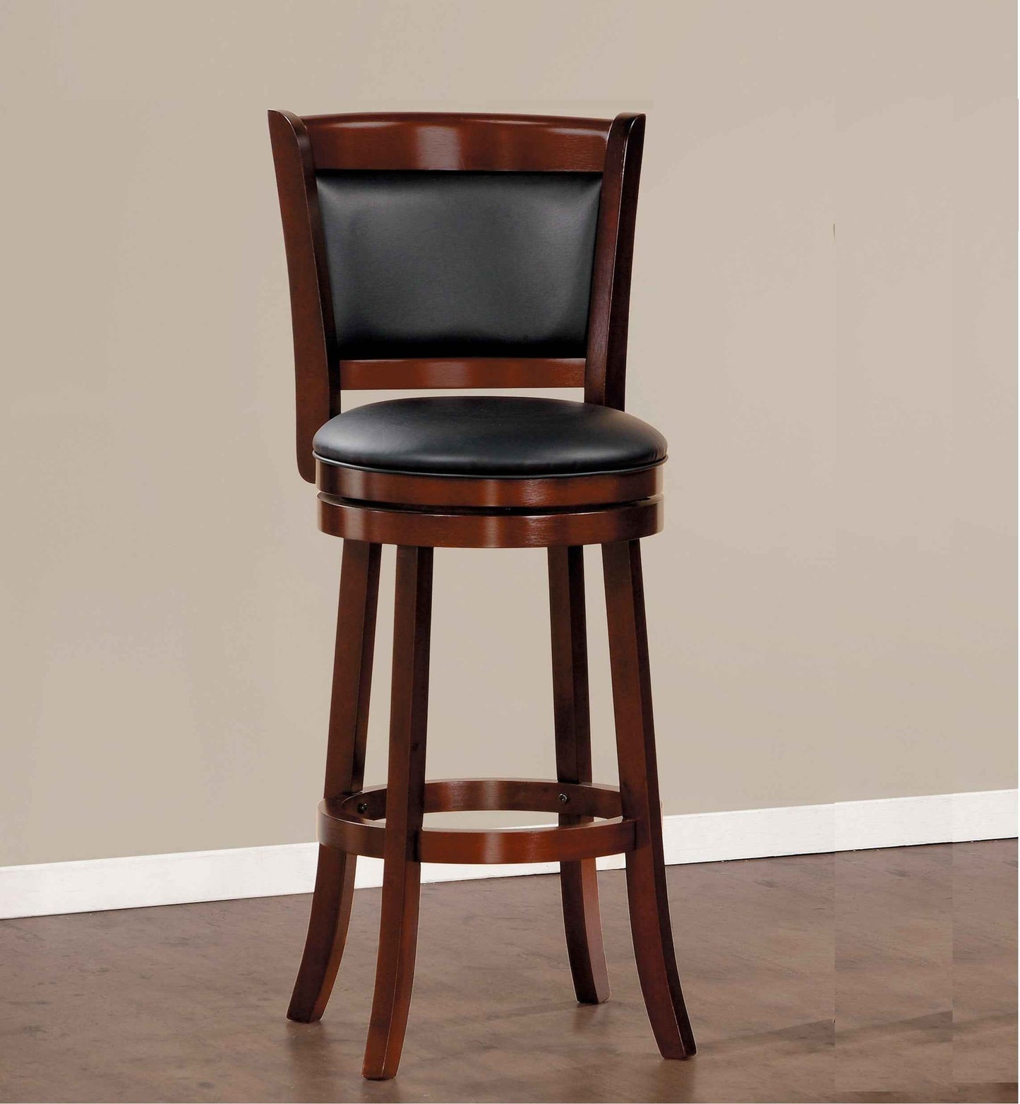 Osara Vintage Swivel Bar Stool | 1 Piece | Dark Cherry - Default - bar stools