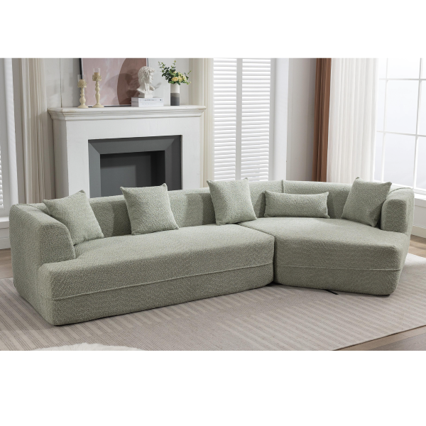 Maglion Modular Sofa | Light Green - - sofa