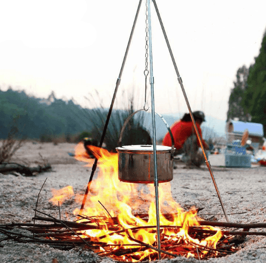 Bracket Aluminum Alloy Tripod - - Pot