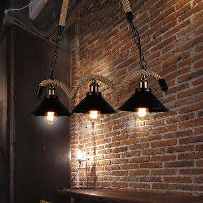 Kirol Chandelier Light Fixture - 3 Heads - black Chandelier