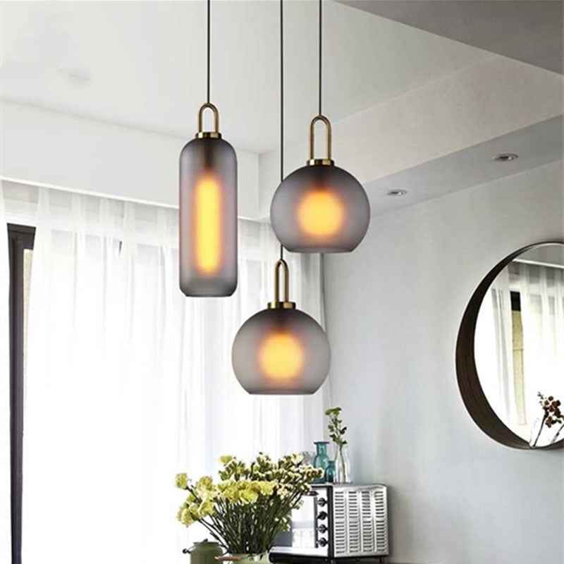 Halssio Pendant Light Fixture - - gold Pendant