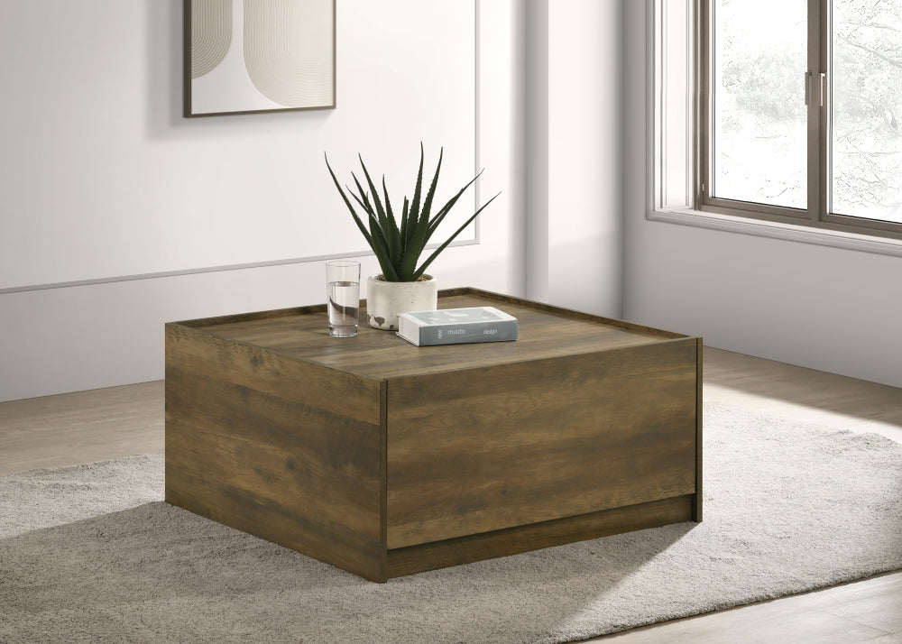 Trado 31' Square Coffee Table | Oak - Default - tables