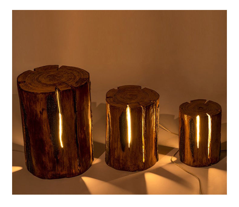 Outdoor Lawn Country Lamp - - Garden Lightning Wood