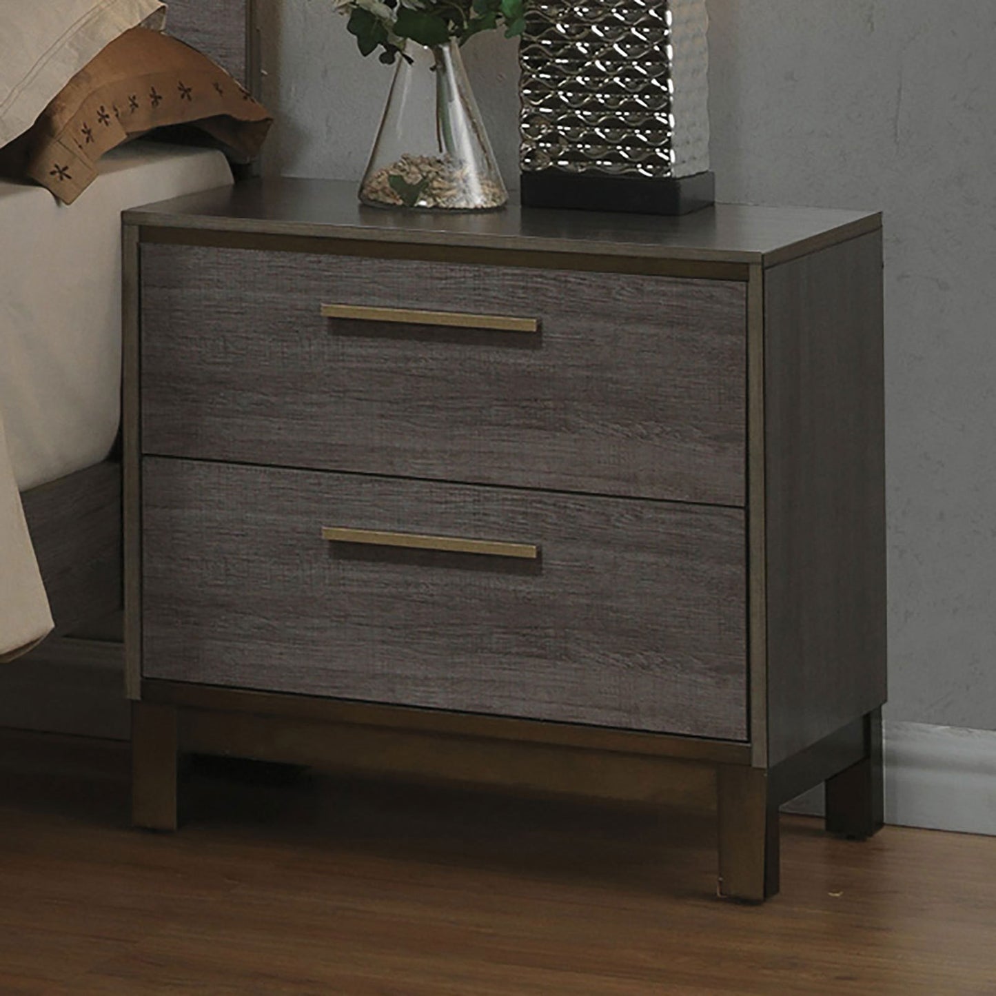 Specto Nightstand | Antique Gray - Default - nightstand