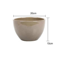 Ceramic Containers Tableware - Monochrome Beige - beige black blue ceramic white