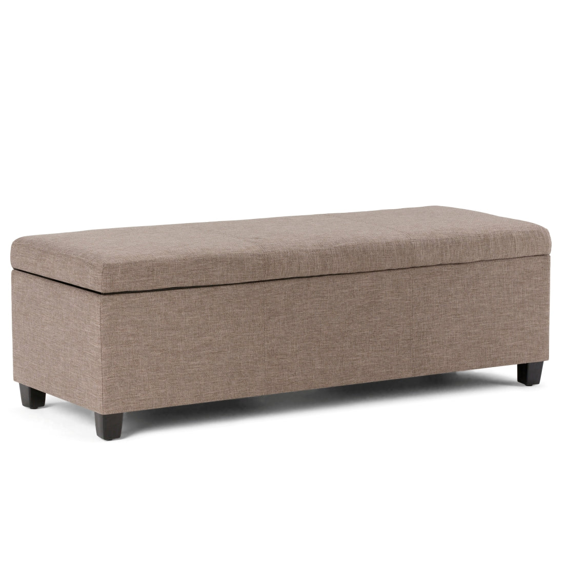 Mated Storage Ottoman Bench | Sand Brown - Default - bench