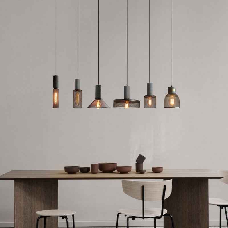 Cialqo Pendant Light Fixture - - black grey Pendant