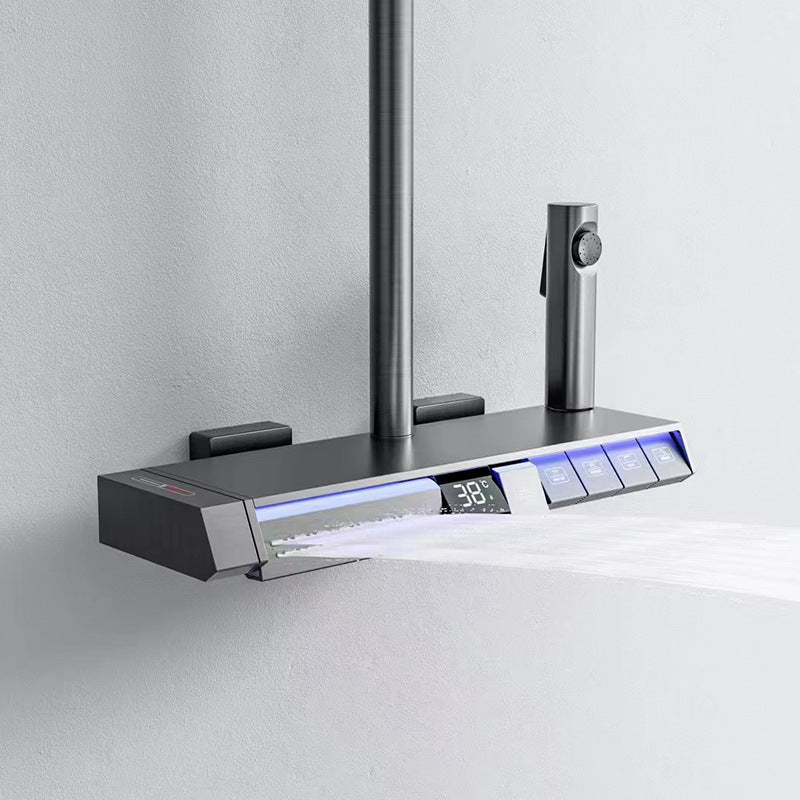 Rockar Shower Faucet Set - - grey shower set white