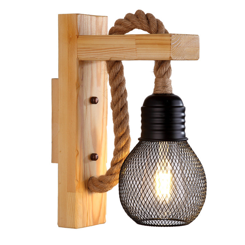 Rends Shipyard Wall Light - Black - Wall Light Wall pendant