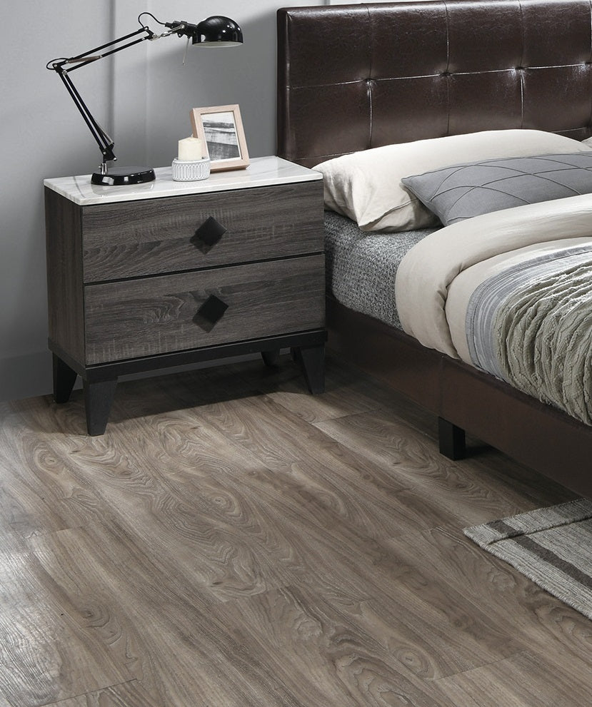Zefed Modern Nightstand | Grey - Default - nightstand
