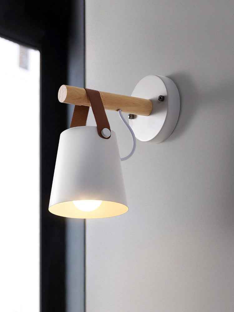 Hedum Simple Wall Light - White - black Wall Light Wall pendant white