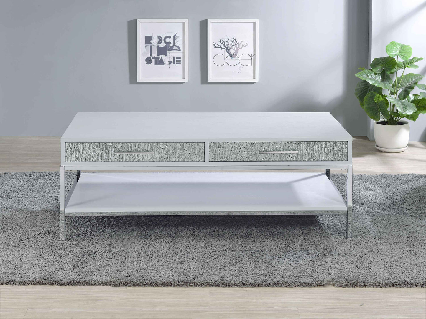 Dilum Coffee Table | White - Default - tables