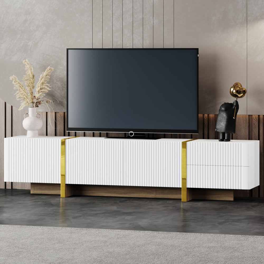 Greappe Luxury TV Stand | White - Default - tv console