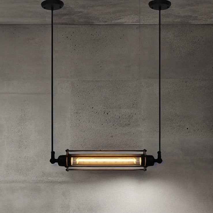 Ferart Pendant Light Fixture - 5W LED Warm White Light - black Pendant