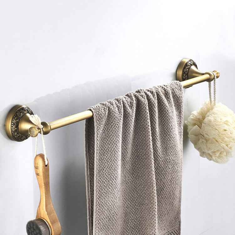 Antique Towel Rack - Gold - Bronze - bronze gold Rack Rail Towel Bar