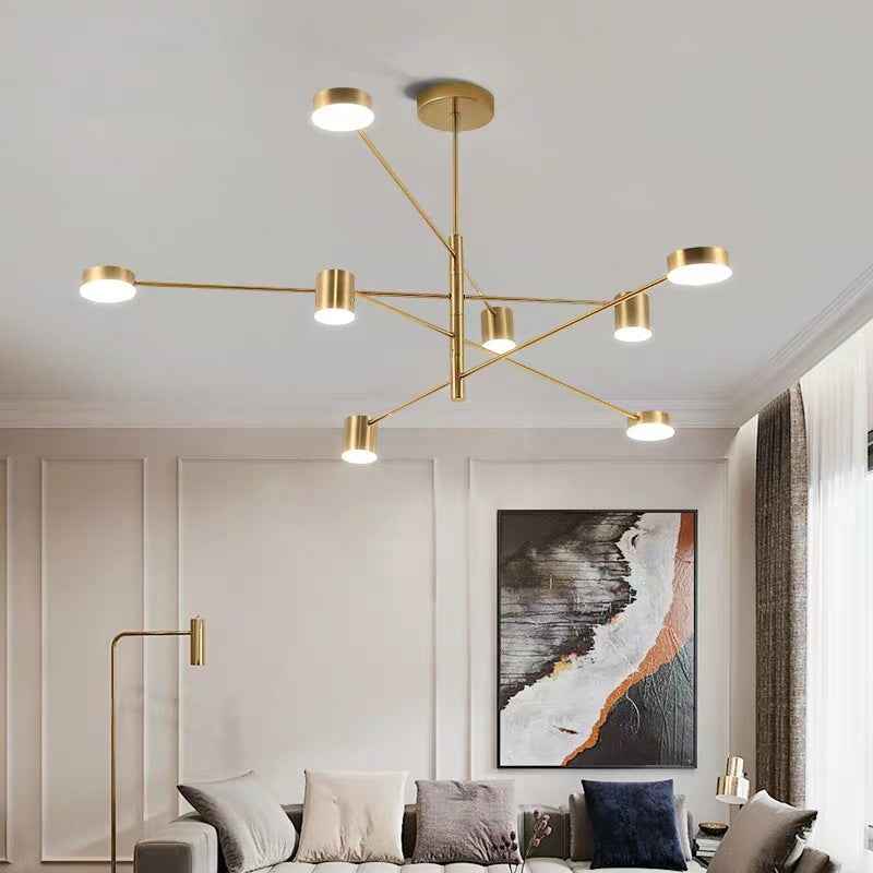 Cisternor Chandelier Light Fixture - - Chandelier gold