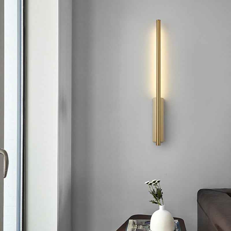Elime Rod Wall Light - - black gold led Wall Light