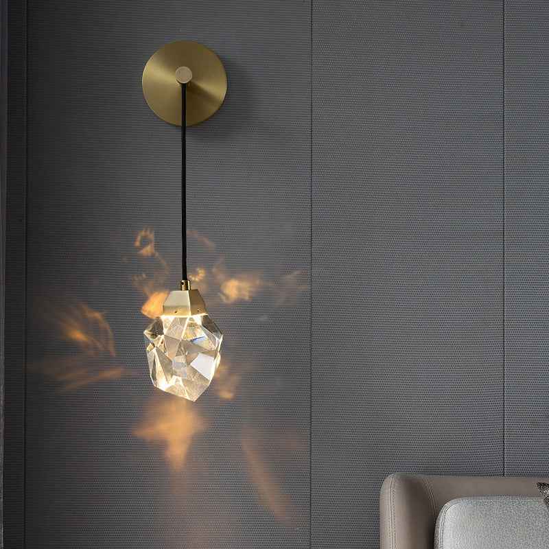 Fnende Crystal Wall Lamp - LED Copper Crystal - wall light