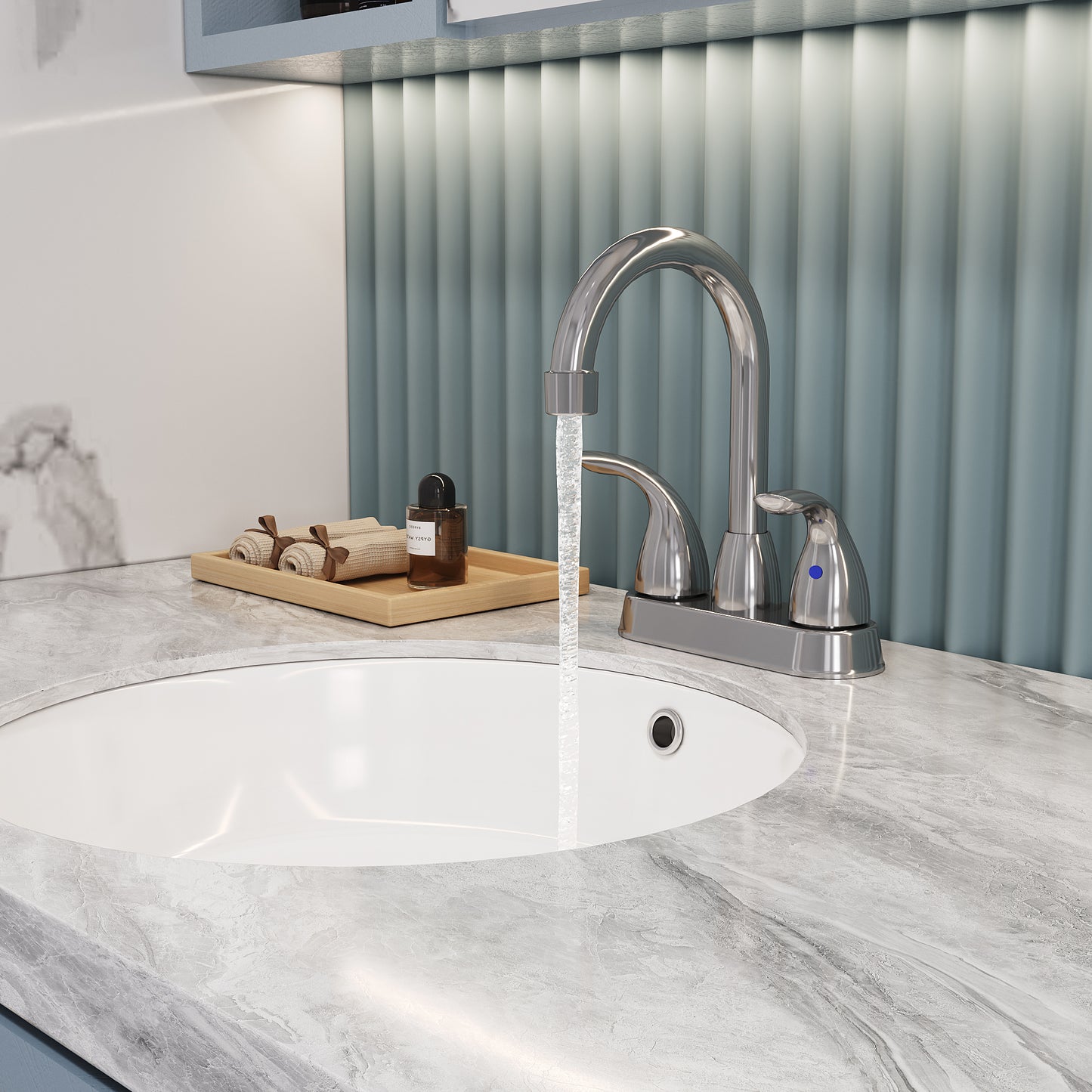Zarato Centerset Bathroom Faucet | Chrome - Default - bathroom faucets